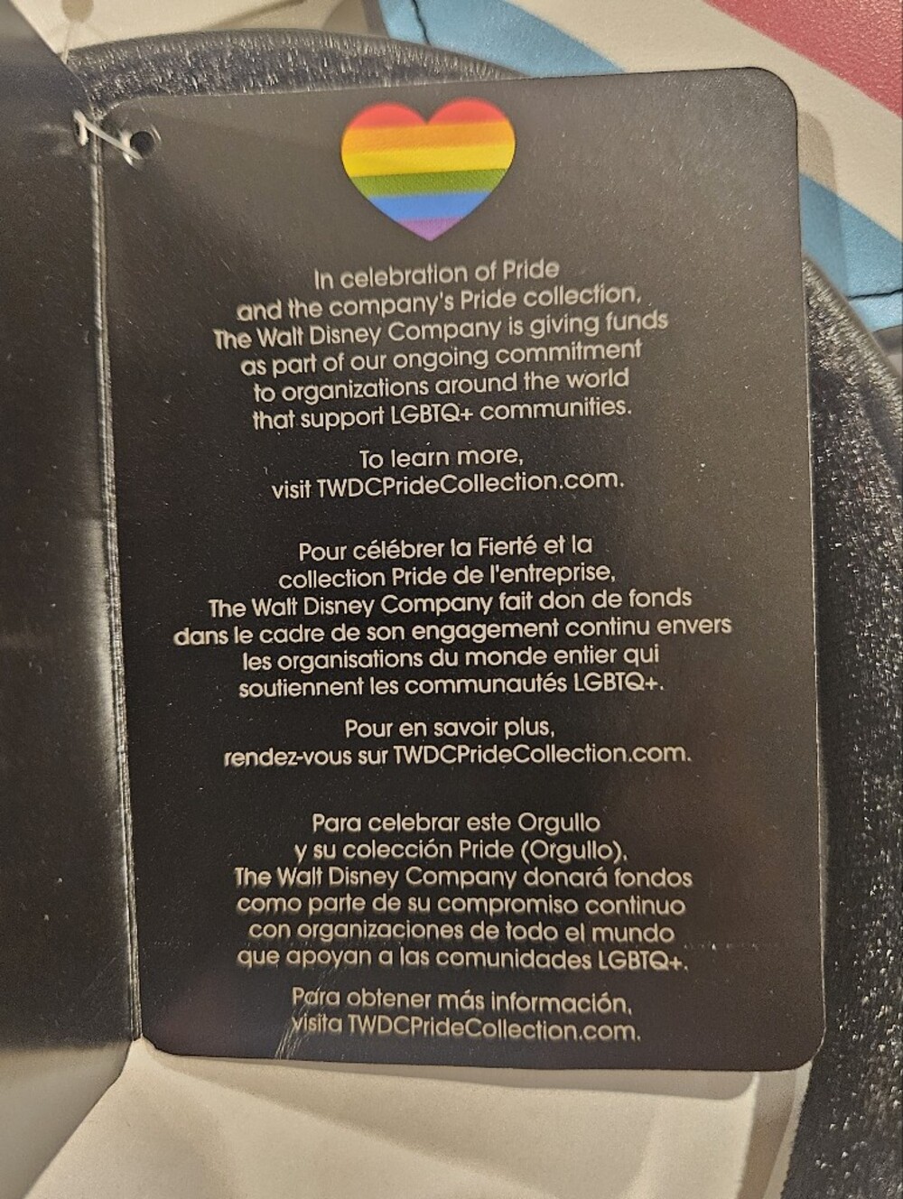 Disney Rainbow Pride Mickey Ear Headband - Picture 4 of 6